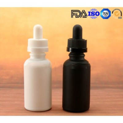 Bottiglia in vetro satinato con contagocce Childproof Tamperproof 30ml
