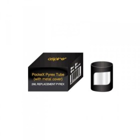 Tank in Pyrex (con cover in metallo) di ricambio per Aspire PockeX AIO