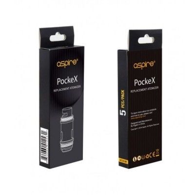 Head Coil di Ricambio 0.6ohm Clapton per Aspire PockeX AIO