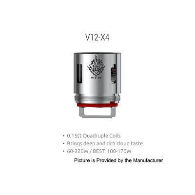 Head Coil V12-X4 da 0.15ohm per TFV12 SmokTech