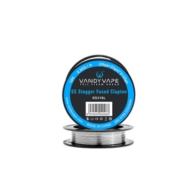 Filo Resistivo Stagger Fused Clapton SS316L Vandy Vape