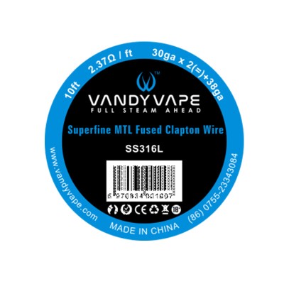 Superfine MTL Fused Clapton SS316 Vandy Vape