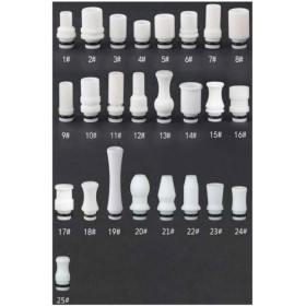 Drip Tip 510 in Teflon White Series