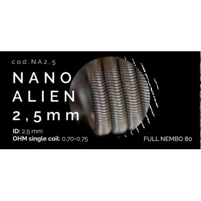 Nano Alien Coil 2,5mm - 2 Coil Breakills Alien Lab