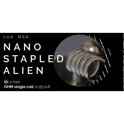 Nano Stapled Alien Coil - 2 Coil Breakills Alien Lab