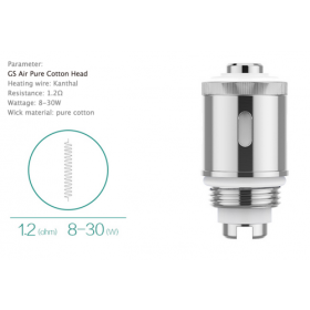 Head Coil Eleaf GS Air Pure Cotton 1,2ohm