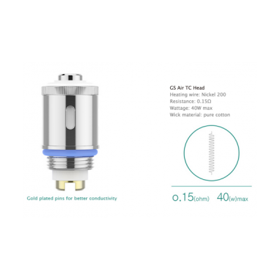 Head Coil Eleaf GS Air Pure Cotton TC 0,15ohm