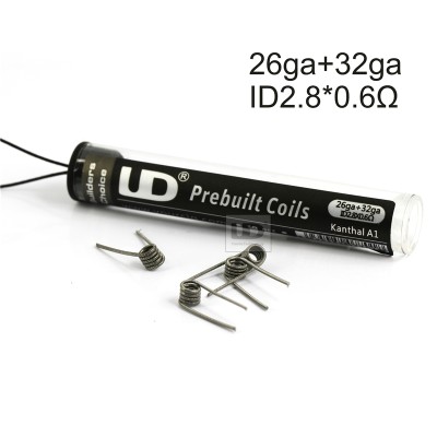 Tubo di 10 Coil Pronte Clapton 26GA+32GA 0,6ohm - Youde