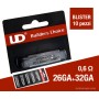 Coil Pronte Kanthal Clapton 26GA+32GA 0,6ohm - 10 pezzi - Youde