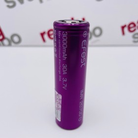 Batteria Efest 20700 3000mah battery purple 30amp 3.7V Flat Top