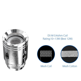 Head Coil EX-M Mesh 0,4ohm per Exceed Grip By Joyetech