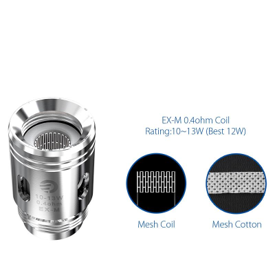 Head Coil EX-M Mesh 0,4ohm per Exceed Grip By Joyetech