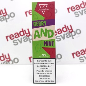 Berry AND Mint – AND Flavors - Mix and Vape 20ml Suprem-e [CON TASSELLO]