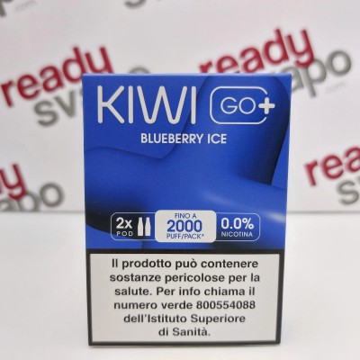 Kiwi Go Plus - Pod Usa e Getta - Blueberry Ice (2 Pezzi)