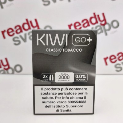Kiwi Go Plus - Pod Usa e Getta - Classic Tobacco (2 Pezzi)