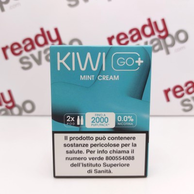 Kiwi Go Plus - Pod Usa e Getta - Mint Cream (2 Pezzi)
