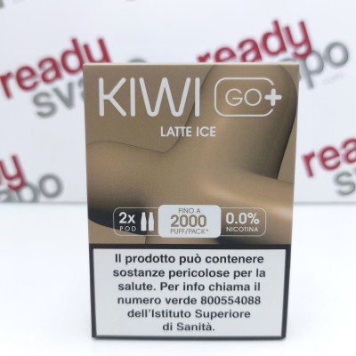 Kiwi Go Plus - Pod Usa e Getta - Latte Ice (2 Pezzi)