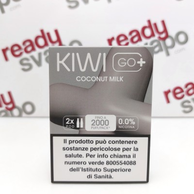 Kiwi Go Plus - Pod Usa e Getta - Coconut Milk (2 Pezzi)