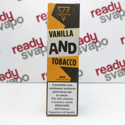 Vanilla AND Tobacco – AND Flavors – Mix and Vape 20ml Suprem-e [CON TASSELLO]