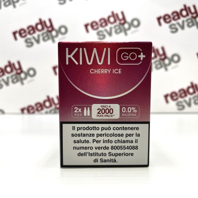 Kiwi Go Plus - Pod Usa e Getta - Cherry Ice (2 Pezzi)