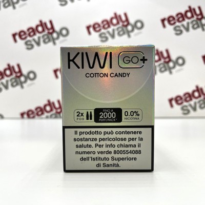 Kiwi Go Plus - Pod Usa e Getta - Cotton Candy (2 Pezzi)