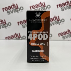 La Tabaccheria - Cavendish Extra Dry 4POD Aroma Concentrato 10ml [CON TASSELLO]
