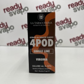 La Tabaccheria - Virginia Extra Dry 4POD Aroma Concentrato 10ml [CON TASSELLO]