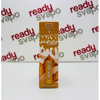 Suprem-e - Maxi Flavor - Cream Tobacco - Mix and Vape 10ml MINI [CON TASSELLO]