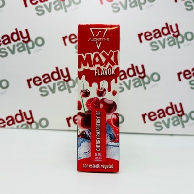 Suprem-e - Maxi Flavor - Cherry Raspberry Ice - Mix and Vape 20ml [CON TASSELLO]