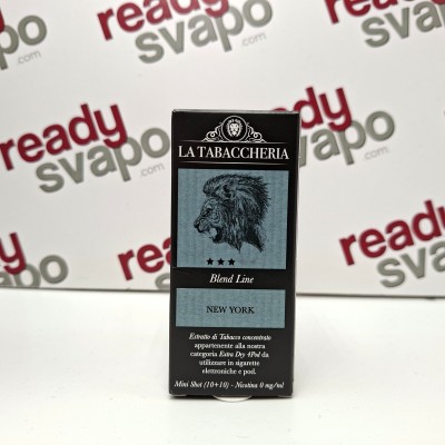 La Tabaccheria - New York - Extra Dry 4Pod Blend Line - Aroma Shot Mini 10ml [CON TASSELLO]