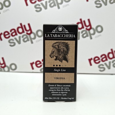 La Tabaccheria - Virginia - Extra Dry 4Pod Single Line - Aroma Shot Mini 10ml [CON TASSELLO]
