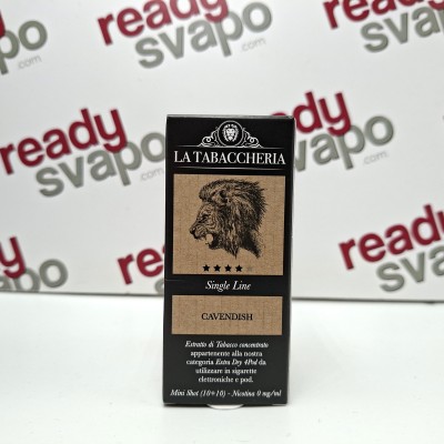 La Tabaccheria - Cavendish - Extra Dry 4Pod Single Line - Aroma Shot Mini 10ml [CON TASSELLO]