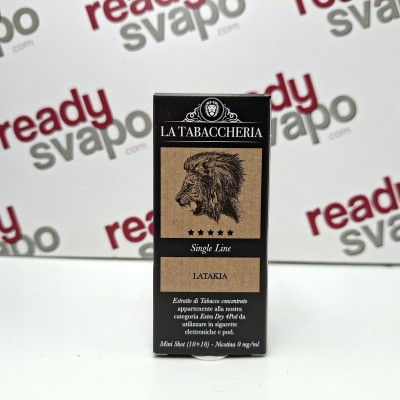 La Tabaccheria - Latakia - Extra Dry 4Pod Single Line - Aroma Shot Mini 10ml [CON TASSELLO]