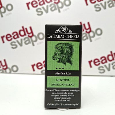 La Tabaccheria - Menthol American Blend - Extra Dry 4Pod Menthol Line - Aroma Shot Mini 10ml [CON TASSELLO]