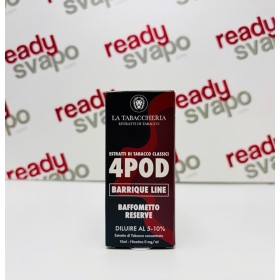 La Tabaccheria - Baffometto Reserve Extra Dry 4POD Aroma Concentrato 10ml [CON TASSELLO]
