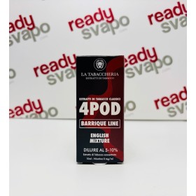 La Tabaccheria - English Mixture Extra Dry 4POD Aroma Concentrato 10ml [CON TASSELLO]