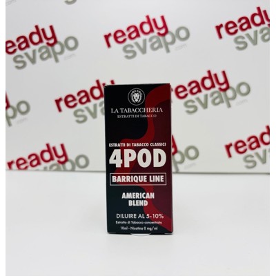La Tabaccheria - American Blend Extra Dry 4POD Aroma Concentrato 10ml [CON TASSELLO]