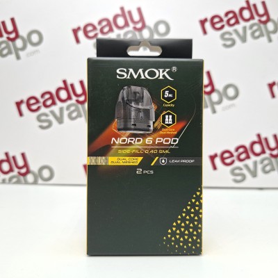 SmokTech - Pod di Ricambio per Nord 6 - 2Pz