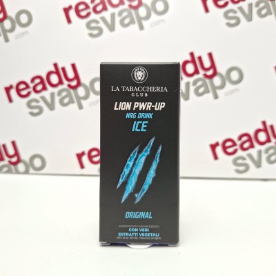 La Tabaccheria - Lion PWR-UP NRG Drink Ice - Original - Mini Shot 10+10 [CON TASSELLO]