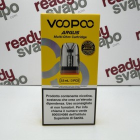 VooPoo - Argus Multi-Ohm Pod 3.5ml coil Integrata